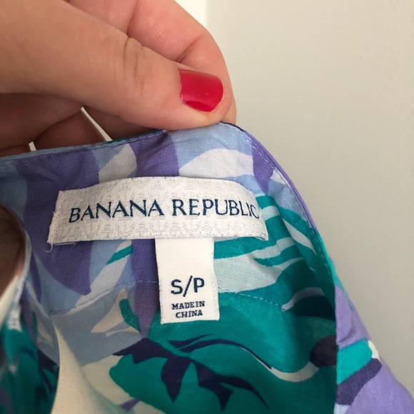 Banana Republic shirt, cotton/silk blend, size S. - Picture 2 of 4